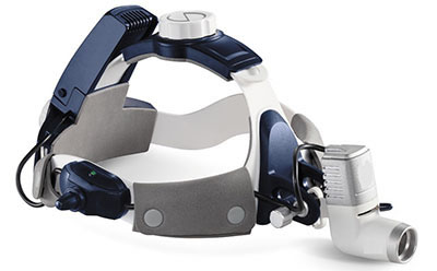 Lámpara frontal LED para odontólogos