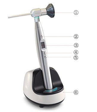 Lámpara de exploración LED de mano, para endoscopios rígidos
